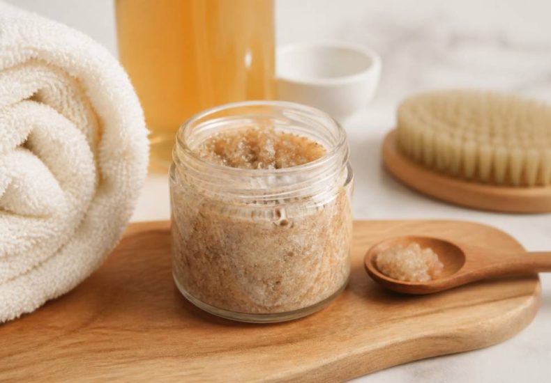 Cómo hacer un exfoliante casero para cuidar la piel en casa